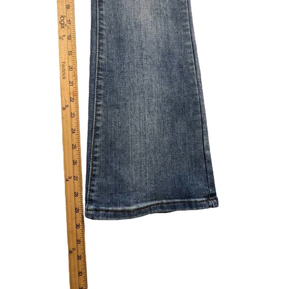 Love SOHO Women’s Bootcut Jeans Size 9 (28x29.5) Light Acid Wash Stretch - Picture 7 of 7